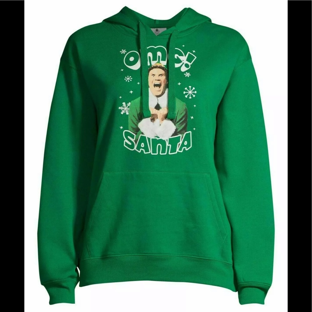 ELF "OMG! SANTA" HOODIE SWEATSHIRT